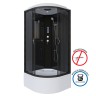 Душевая кабина Niagara Classic NG-6508-14P (90х90х215) высокий поддон(40см),черный,стекло тонированное,4 места