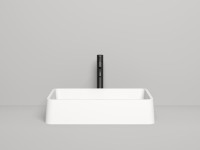 Раковина накладная GLORIA 07 595х395х125 S-Stone Матовое