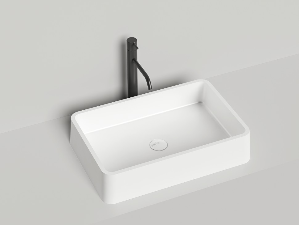 Раковина накладная GLORIA 07 595х395х125 S-Stone Матовое