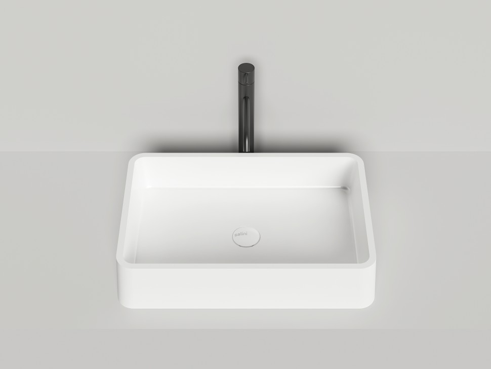 Раковина накладная GLORIA 07 595х395х125 S-Stone Матовое