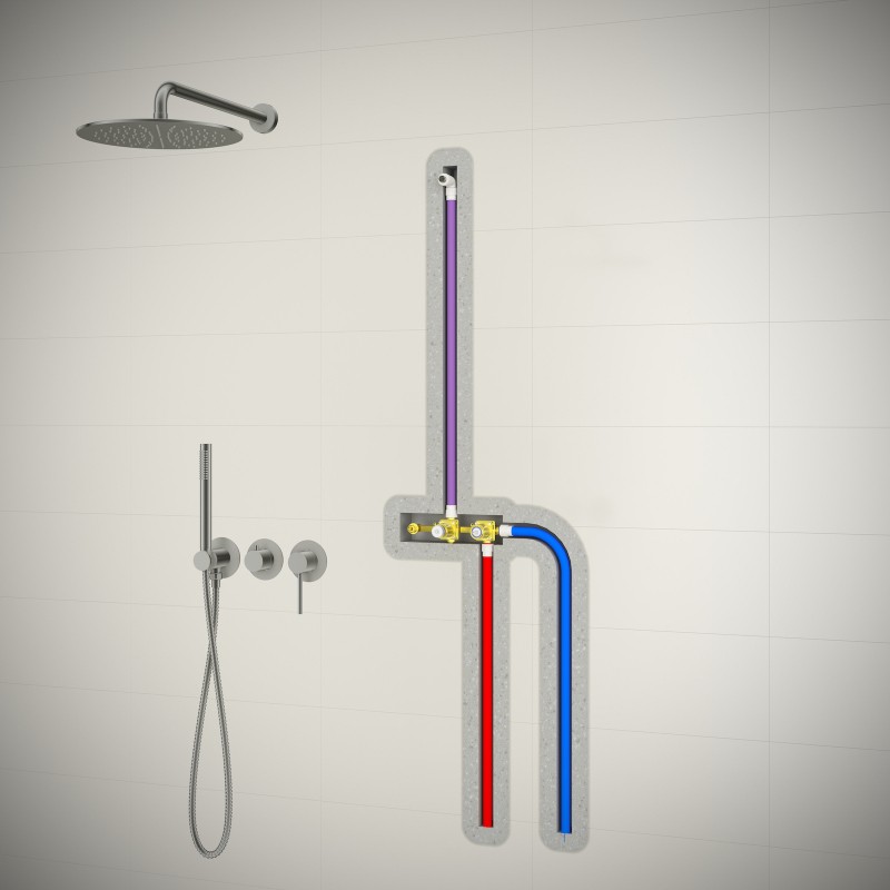 Душевая система встроенная Timo Saona SX-2349/00SM хром