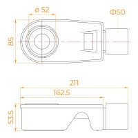 Сифон RGW S-50 ? 50 мм для трапов