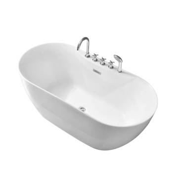 Ванна пристенная Grossman Classic GR-12502-1 (170х75х58) со смесителем на борту,1 место