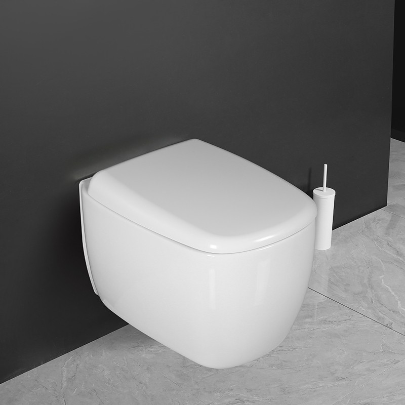 Унитаз подвесной MILLEAU MIEL MYL042SGW с микролифтом (белый глянец) / Tornado