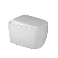 Унитаз подвесной MILLEAU MIEL MYL042SGW с микролифтом (белый глянец) / Tornado