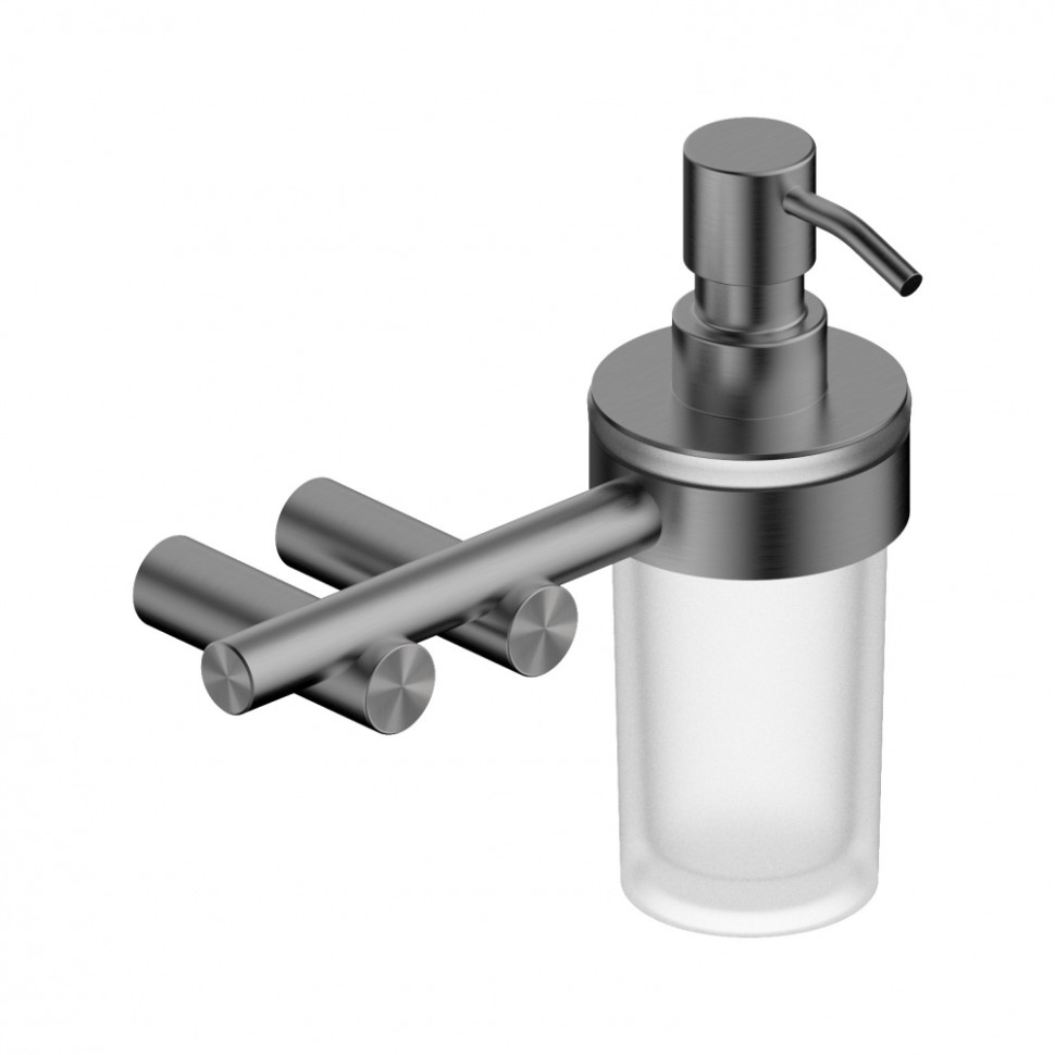 Диспенсер с держателем ABBER Osten 316 AA1859BGG брашированная оружейная сталь