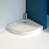 Душевой поддон полукруглый RGW SMC/R-C W Белый (900x900)