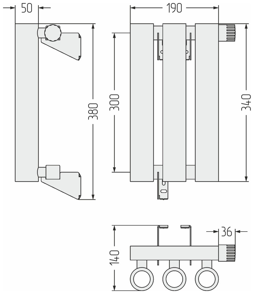 Кумир-0 EU50 правый 300х190 3 секции