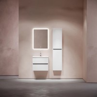 Тумба подвесная SANCOS Urban 590х450х550, c двумя ящиками оснащенными доводчиками, белый глянец , арт. UR60W