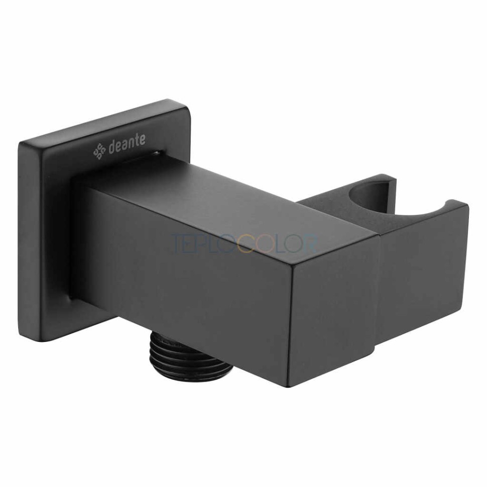 Кронштеин для подключения шланга, квадратные, с держателем для лейки