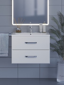 Тумба под раковину Uperwood Foster 70 см, белая