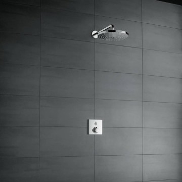 Верхний душ с держателем 240 мм Hansgrohe Raindance Select S 26466400