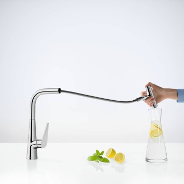 Смеситель для кухонных моек Hansgrohe Talis S хром (72821000)