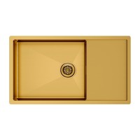 Мойка нерж. сталь GERBERG 78F UNI, PM217844-BG, брашированное золото, 780х440мм, Paulmark