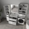 Тумба напольная STYLELINE "Атлантика 80", Люкс Плюс белый глянец под раковину Атлантика 80