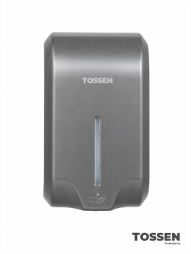 TOSSEN AL-6215 MS - сенсорный дозатор для мыла/дезинфицирующих средств (капля) (коллекция «Благородный графит»)