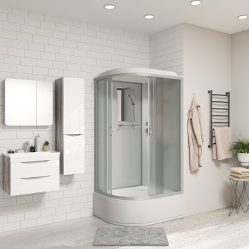 Душевая кабина Niagara Classic NG-2310-14R (120х80х215) высокий поддон(40см),стекло матовое,4 места