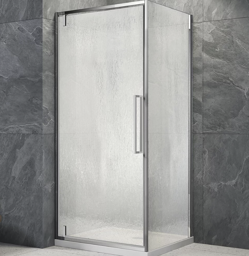 Душевой угол Veconi Rovigo RV-033R, 700х900х1950 хром, стекло дождь