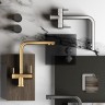 Смеситель Splenka для кухни с подключением к фильтру питьевой воды S70.61.05 Сатин