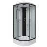 Душевая кабина Niagara Classic NG-6701-14 (90х90х215) средний поддон(26см),черный,стекло прозрачное,4 места