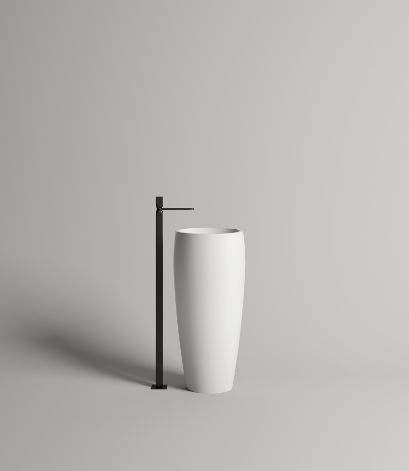 Раковина напольная ARMONIA 03 470х470х900 S-Stone Матовое