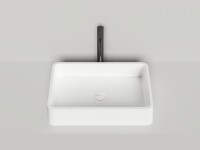 Раковина накладная GLORIA 07 покраска по RAL полностью 595х395х125 S-Stone Матовое