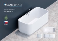 Акриловая ванна VAGNERPLAST SANTOPA 170x80 free