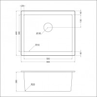 Мойка EMAR EMQ-1555.P EMQ-1555.P Оникс