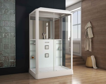 Душевая кабина Grossman Alba GR128L (90x135x225) дверь разджвижная,3 места