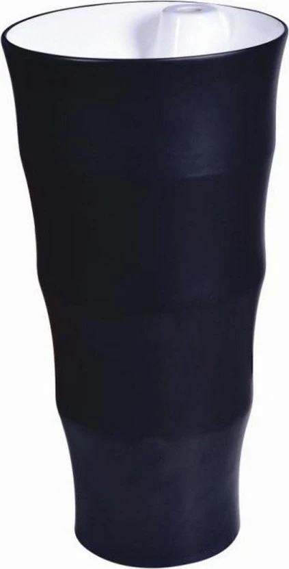 Раковина напольная-чёрная матовая CeramaLux G-308B