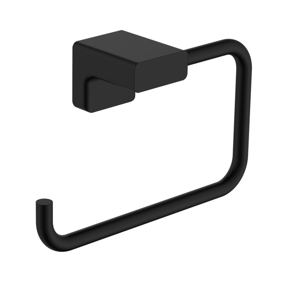 AQM7306MB Tivoli Держатель туалетной бумаги, черный матовый