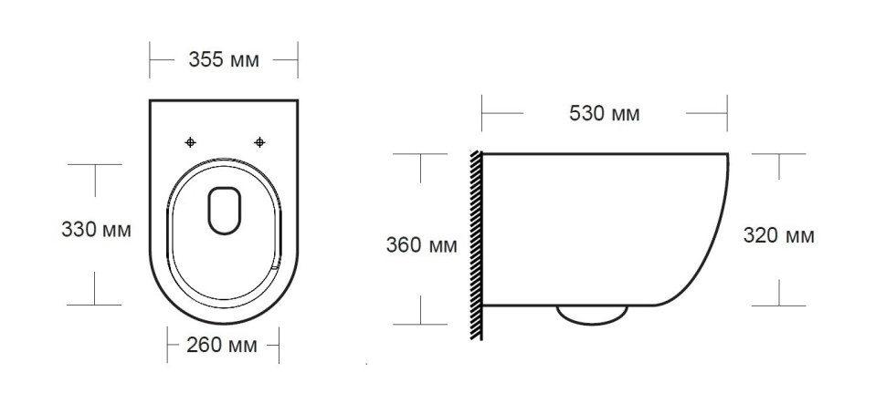 Унитаз подвесной MILLEAU VORTEX-A MYL038ASGW с микролифтом (белый гляянец) / Tornado