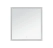 Зеркало Aquanet Nova Lite 75 белый LED