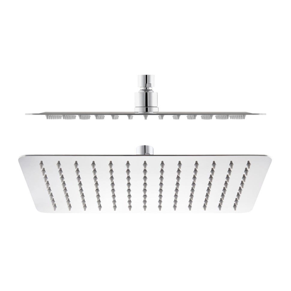 Верхний душ 3D квадратный RGW SP-82 (Хром, 500x500)