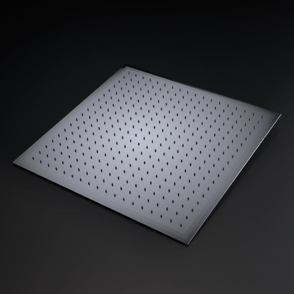 Верхний душ 3D квадратный RGW SP-82 (Хром, 500x500)