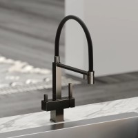 Смеситель для кухни SANCOS Moro с возможностью подключения фильтра для воды, цвет вороненая сталь, арт. SC4006GG