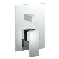 AQM8808CR Savona Встраиваемый смеситель на 2 потр. в комплекте с внутр. частью, хром