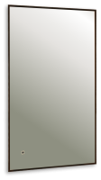 AQM9102B 600х1000 Зеркало с подсветкой и подогревом универсальный монтаж