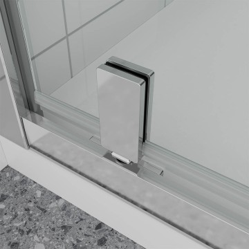 Душевая дверь Veconi Ottimo P30 CH, 700x1900, хром, стекло прозрачное