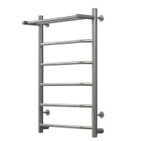 Полотенцесушитель электрический Оттимо Трапэцио 1150080STR6EP 50*80 диммер R, с полкой, сатин