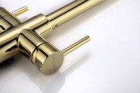 Смеситель для кухни Lange, золото, La214212-G, Paulmark