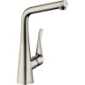 Смеситель для кухонных моек Hansgrohe Metris сталь (14821800)