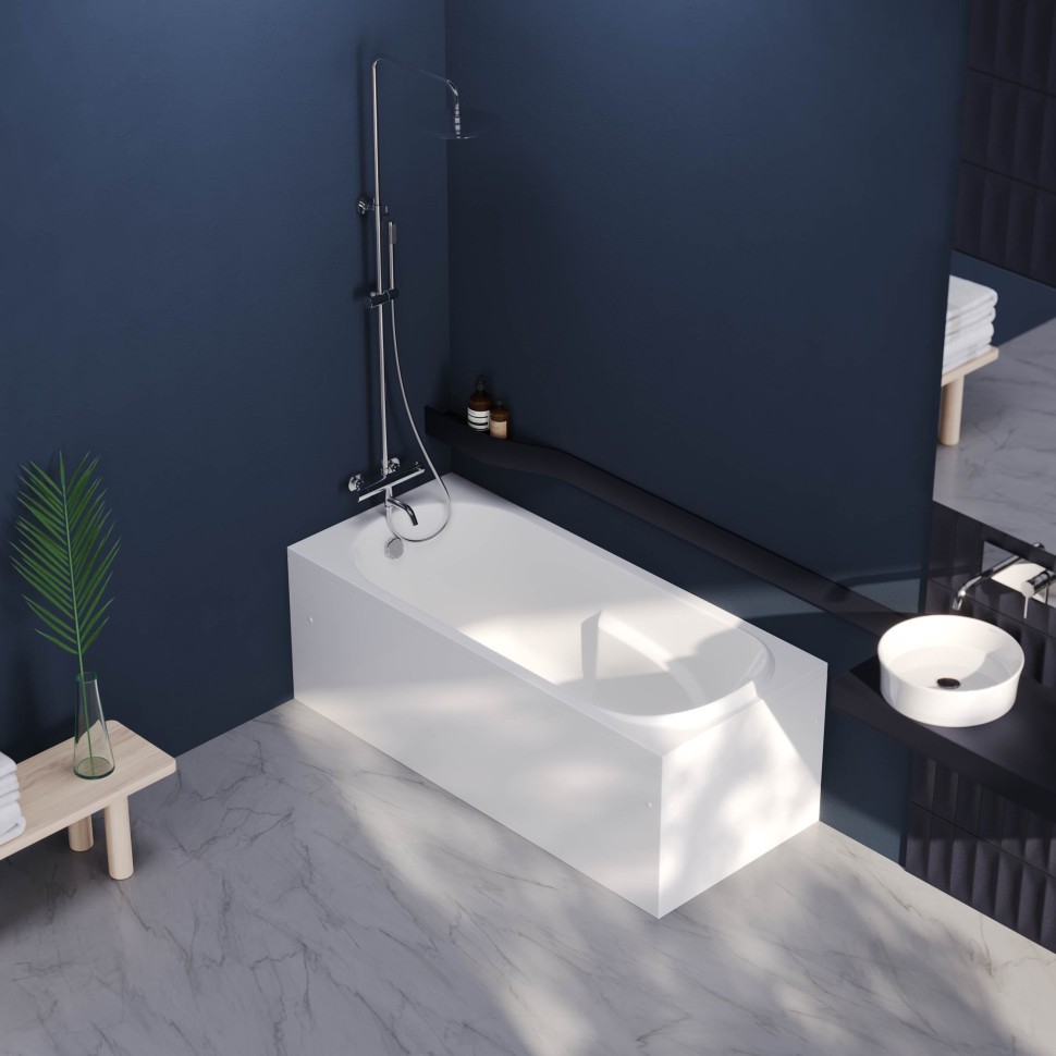 Ванна BERGES акриловая LUMBO 150x75 с каркасом