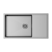 Мойка нерж. сталь GERBERG 78F UNI, PM217844-BS, брашированная нерж.сталь, 780х440мм, Paulmark