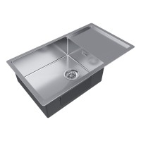 Мойка нерж. сталь GERBERG 78F UNI, PM217844-BS, брашированная нерж.сталь, 780х440мм, Paulmark