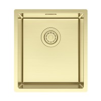 Мойка YUNI 39 UNI, нерж. сталь, YU39-LG, светлое золото, 390х440мм, Paulmark