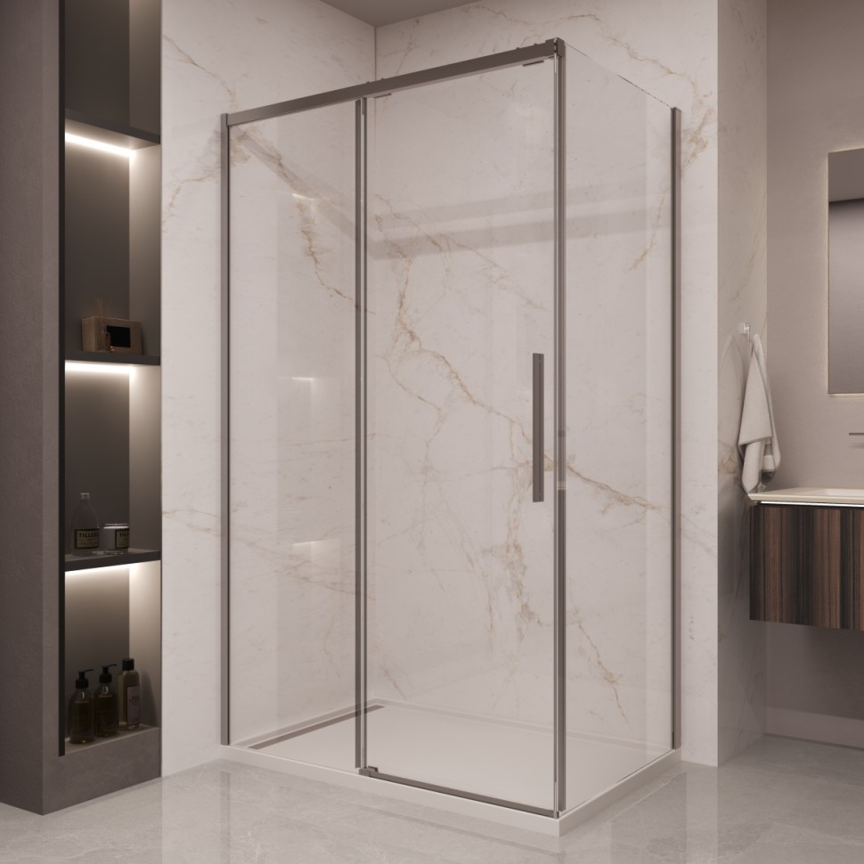 Душевой уголок Vincea Stella VSR-1ST1011CLGM 1100