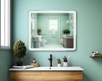 Зеркало LED OTTIMO Malta New 900x700 c сенсорным выключателем и диммером