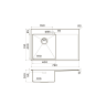 Кухонная мойка Omoikiri Akisame 78-L-LG нерж. сталь/светлое золото