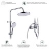 Душевая система Splenka для ванны и душа S50.24 Хром